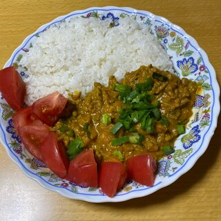 旨辛！かぼちゃと豆乳の坦々風カレー